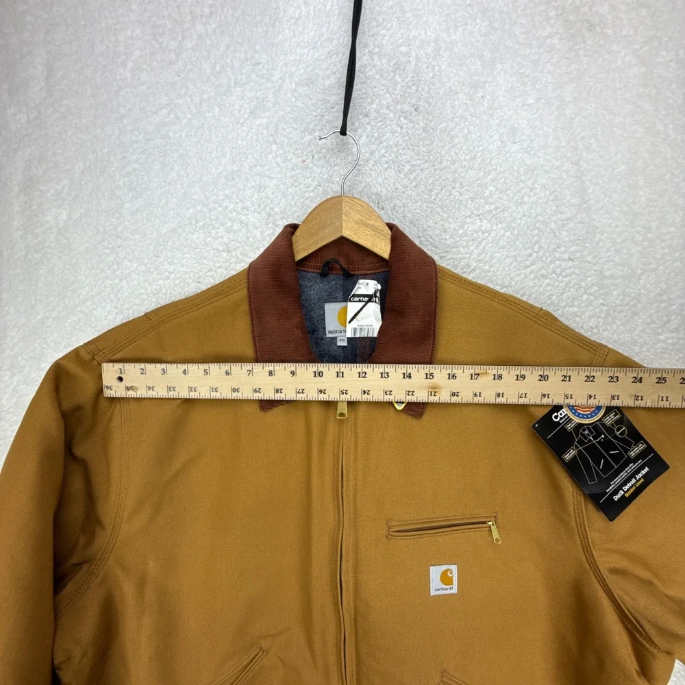 Carhartt Detroit Jacket Blanket Lined Mens 3XL J001 BRN Brown NWT NOS - Picture 9 of 15